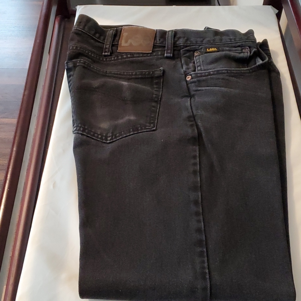 Lee Regular Fit Black Jeans
